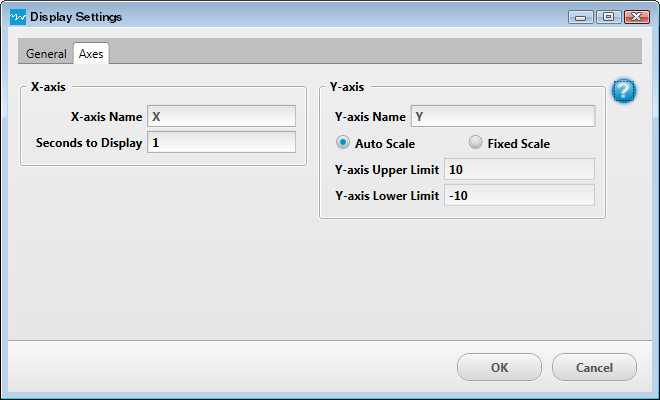 Configuring Axes Settings