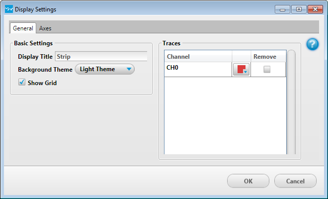Strip/Block display settings