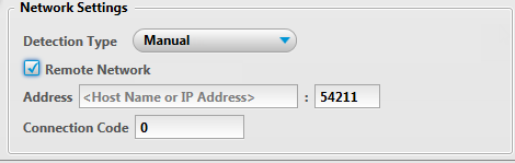 Add Network Devices Manual dialog
